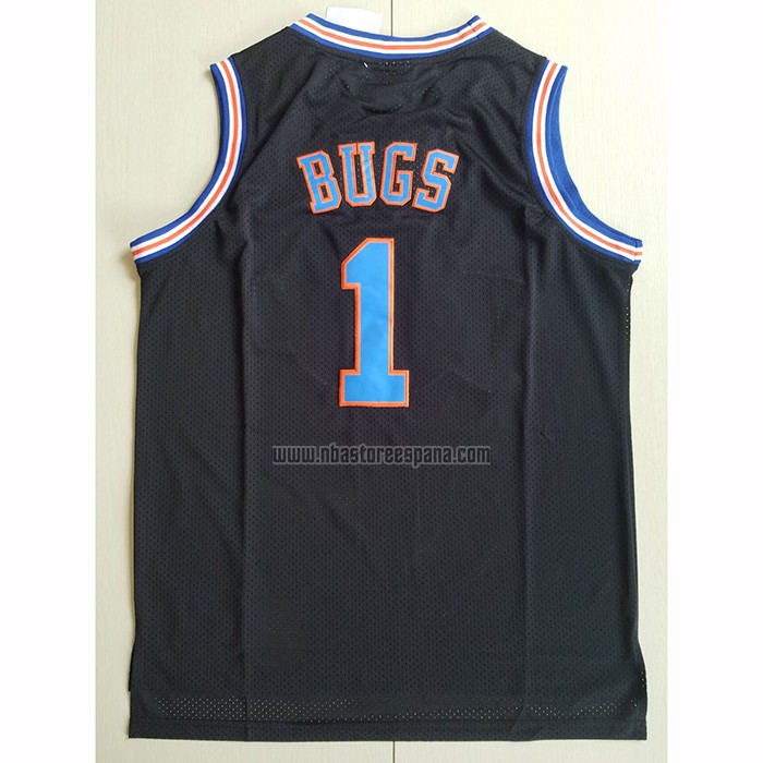 Camiseta Tune Squad Bugs Bunny NO 1 Negro